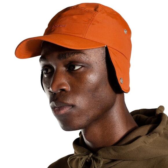 GAP Burnt Orange Shearling Lined Hunting Cap‎ with Ear Flaps Size M/L - Picture 1 of 7